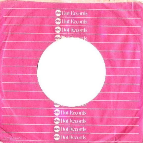 ABC-Dot / ABC DOT Records - repeated, with horizontal lines / Light Red-White (Record Company Sleeve, 7")