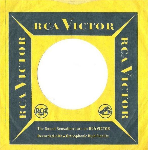 RCA Victor / The Sound Sensations are on RCA VICTOR / Yellow-Dark Blue (Record Company Sleeve, 7")