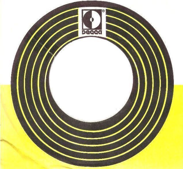 Decca / MCA Records, Inc., 1972 / Printed in U.S.A. (1972) / White-Yellow-Black (Record Company Sleeve, 7")