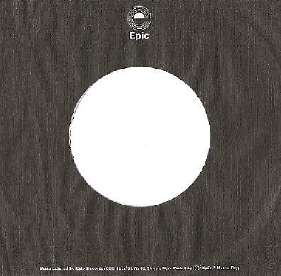 Epic / Logo at Top / Black-White (Record Company Sleeve, 7")