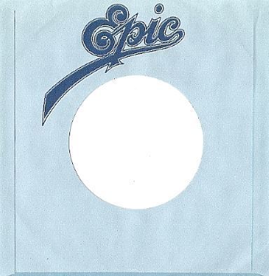 Epic / Logo at Top / Light Blue-Dark Blue-White (Record Company Sleeve, 7")