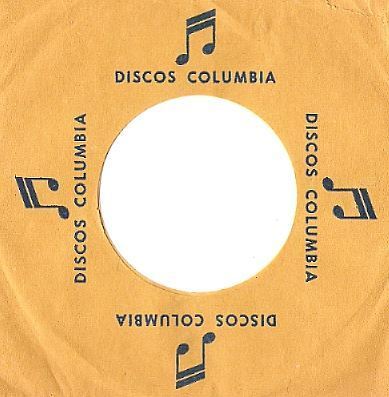 Columbia / Discos Columbia / Dark Yellow-Dark Blue (Record Company Sleeve, 7") / Mexico