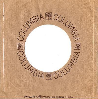 Columbia / Logos Form a Circle / Tan-Brown (Record Company Sleeve, 7")