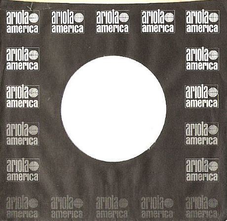 Ariola America / Rectangular Logo Pattern on Both Sides / Black-Gray-White (Record Company Sleeve, 7")