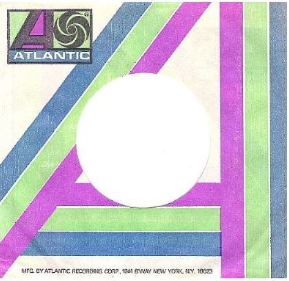 Atlantic / Logo on Upper Left Corner / White-Blue-Green-Purple-Dark Blue (Record Company Sleeve, 7")