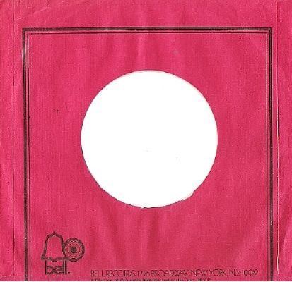 Bell / Logo at Bottom Left / Red-Black (Record Company Sleeve, 7")