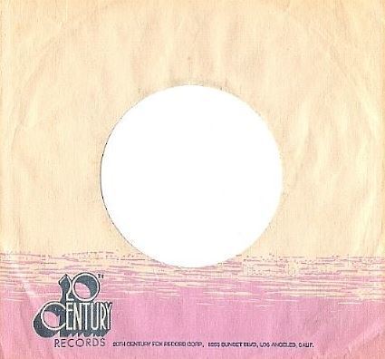 20th Century / White, Dark Blue, Pink (Record Company Sleeve, 7")