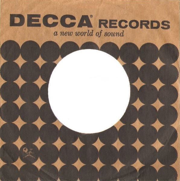 Decca / A New World of Sound / Brown-Black (Record Company Sleeve, 7")