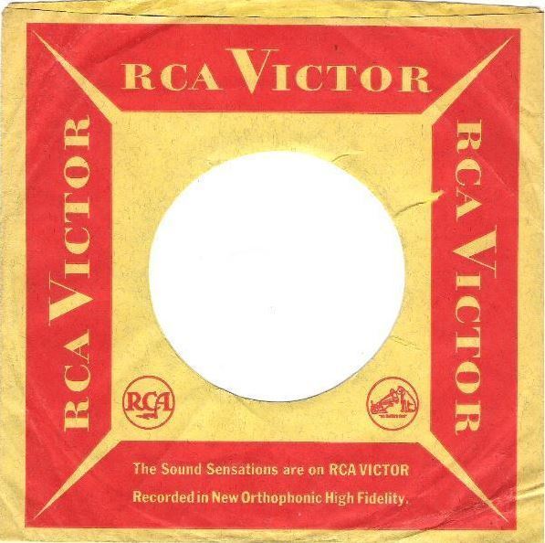 RCA Victor / The Sound Sensations are on RCA VICTOR / Tannish Yellow-Red (Record Company Sleeve, 7")