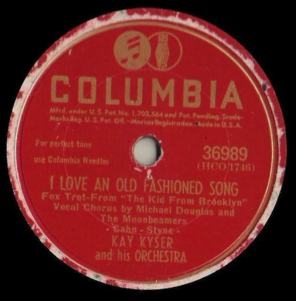 Kyser, Kay / I Love An Old Fashioned Song (1946) / Columbia 36989 (Single, 10&quot; Shellac)