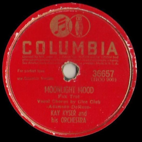 Kyser, Kay / Moonlight Mood (1942) / Columbia 36657 (Single, 10" Shellac)