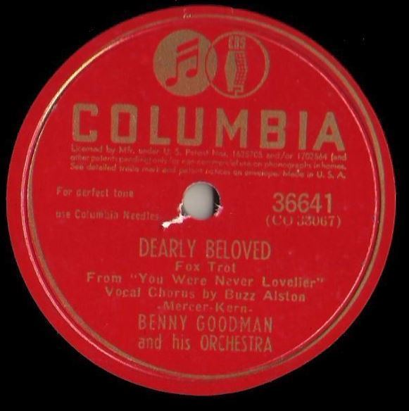 Goodman, Benny / Dearly Beloved (1942) / Columbia 36641 (Single, 10" Shellac)