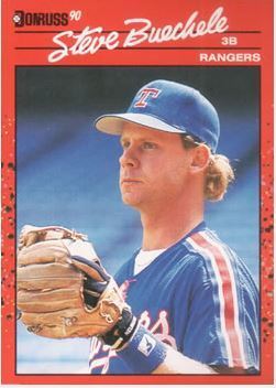 Buechele, Steve / Texas Rangers (1990) / Donruss #107 (Baseball Card)
