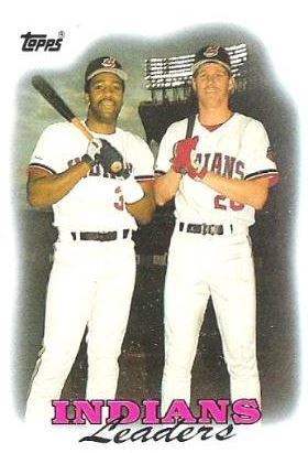 Carter, Joe (+ Corey Snyder) / Cleveland Indians (1988) / Topps #789 (Baseball Card) / Team Leaders