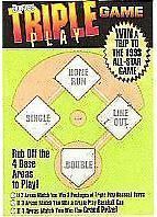Donruss Triple Play Game (1993) / Double, Line Out, Home Run, Single (Baseball Card) / Bonus