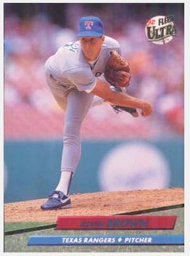 Brown, Kevin / Texas Rangers (1992) / Ultra #438 (Baseball Card)