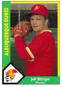 Bittiger, Jeff / Albuquerque Dukes (1990) / CMC #404 (Baseball Card)