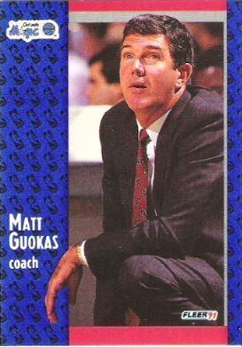 Guokas, Matt / Orlando Magic (1991-92) / Fleer #145 (Basketball Card)