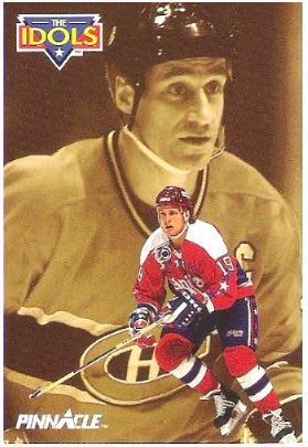 Druce, John (+ Bob Gainey) / Washington Capitals - Montreal Canadiens / Pinnacle #395 (Hockey Card) / The Idols Series (1991)