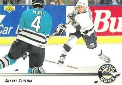Zhitnik, Alexei / Los Angeles Kings (1992-93) / Upper Deck #566 (Hockey Card) / Young Guns Series