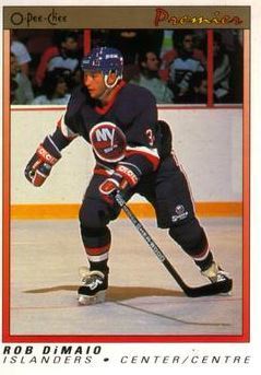 DiMaio, Rob / New York Islanders (1990-91) / O-Pee-Chee Premier #27 (Hockey Card) / Rookie