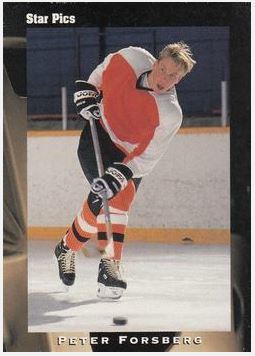 Forsberg, Peter / Philadelphia Flyers (1991) / Star Pics #35 (Hockey Card) / Draft