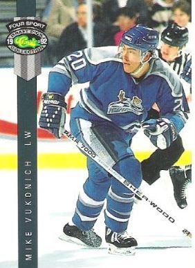 Vukonich, Mike / Phoenix Roadrunners (1992) / Classic #219 (Hockey Card) / Four Sport Draft Pick Collection