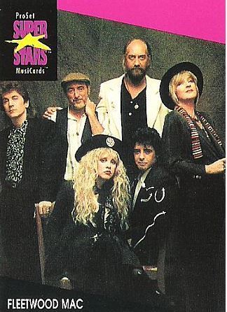 Fleetwood Mac / ProSet SuperStars MusiCards (1991) / Card #176 (Music Card)