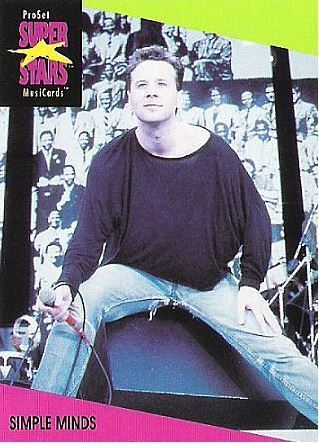 Simple Minds / ProSet SuperStars MusiCards (1991) / Card #94 (Music Card)