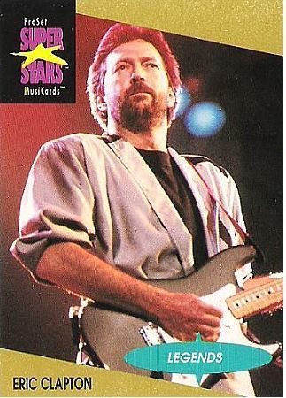 Clapton, Eric / ProSet SuperStars MusiCards (1991) / Card #3 (Music Card) / Legends
