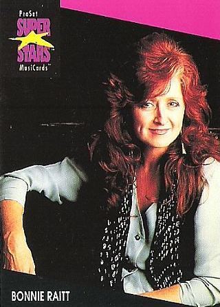 Raitt, Bonnie / ProSet SuperStars MusiCards (1991) / Card #223 (Music Card)