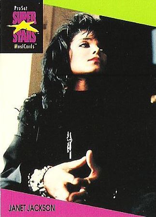 Jackson, Janet / ProSet SuperStars MusiCards #57 | Music Trading Card (1991)