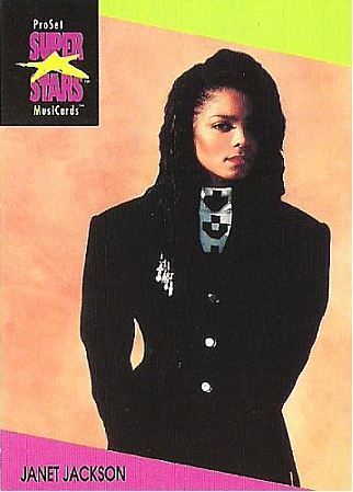 Jackson, Janet / ProSet SuperStars MusiCards #58 | Music Trading Card (1991)