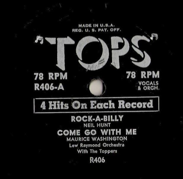 Various Artists / Rock-A-Billy + 3 (1950&#39;s) / Tops R-406 (EP, 10&quot; Vinyl)