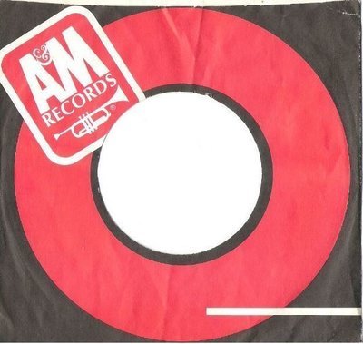 A+M / A+M Records (1980) / Red-Black-White (Record Company Sleeve, 7&quot;)