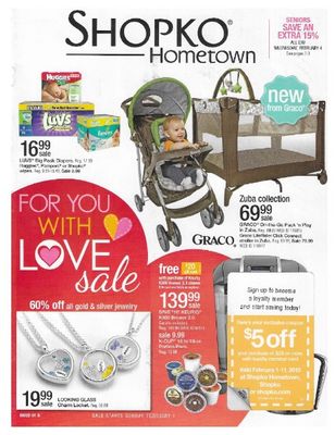 Shopko / For You With Love Sale (February 2015)