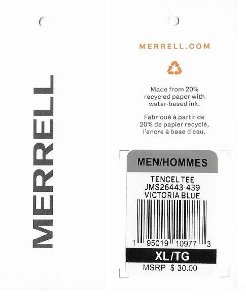 Merrell / Tencel Tee / Victoria Blue