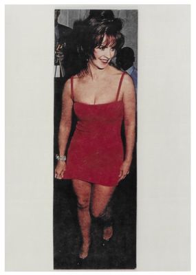 Easton, Sheena / Walking-Wearing Low-Cut Red Dress (1991)