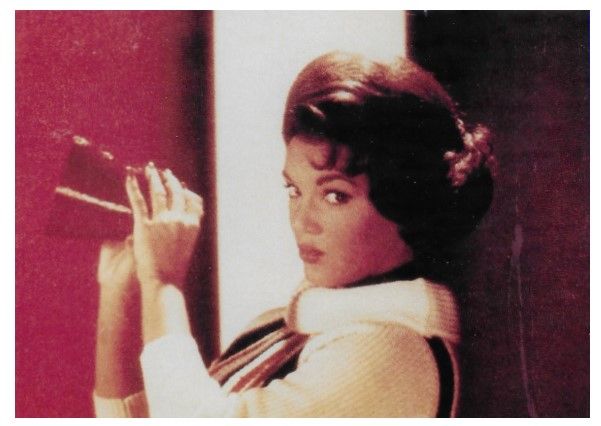 Francis, Connie / Holding Megaphone-Striped Sweater (1960)