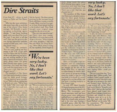 Dire Straits / A Rock + Roll Fairy Tale - Part 3 (1979)