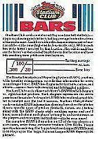 BARS Bonus Card / Topps Stadium Club (1991) / Baseball Analysis and Reporting System (Baseball Card)