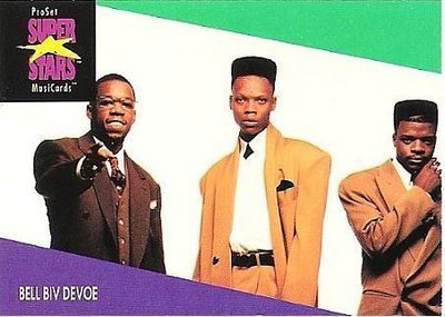 Bell Biv DeVoe / ProSet SuperStars MusiCards (1991) / Card #110 (Music Card)