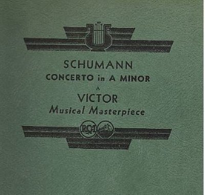 Cortot, Alfred / Schumann: Concerto in A Minor (Op. 54) (1934) / RCA Victor Red Seal AM-39 (Album, 12&quot; Shellac) / 4 Record Set