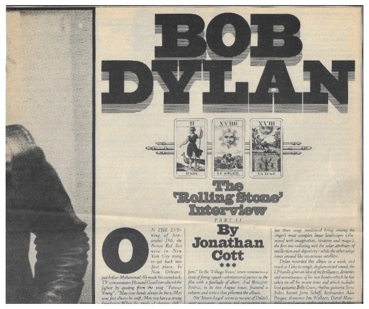 Dylan, Bob / The Rolling Stone Interview Part II - Part 1 (1978)