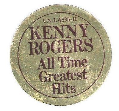Rogers, Kenny / Ten Years of Gold (1977) / United Artists UA-LA835-H (Sticker)
