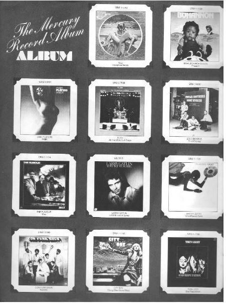Mercury / The Mercury Record Album ALBUM / Dark Gray with White Print (Record Company Inner Sleeve, 12")