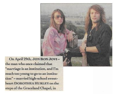 Bon Jovi, Jon / With Dorothea Hurley (1989) - Part 1