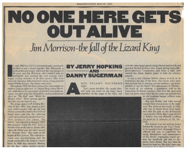 Doors, The / No One Here Gets Out Alive (1980) - Part 1