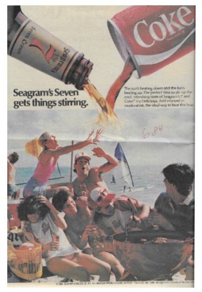 Seagram&#39;s / Seagram&#39;s Seven Gets Things Stirring. (1984)
