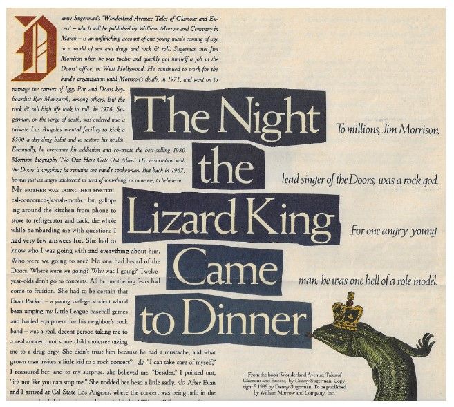 Doors, The / The Night the Lizard King Came to Dinner - Part 2 (1989)